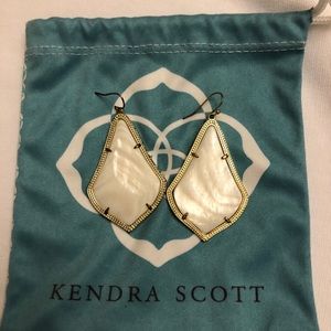 Kendra Scott White Earrings